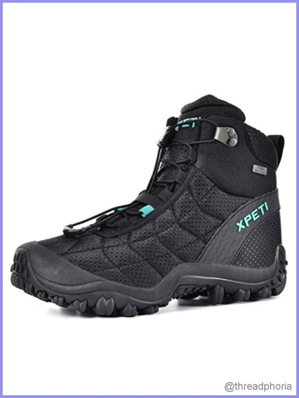 Waterproof Insulated Winter Snow Boots Ankle-High Hiking Boots Cap Toe